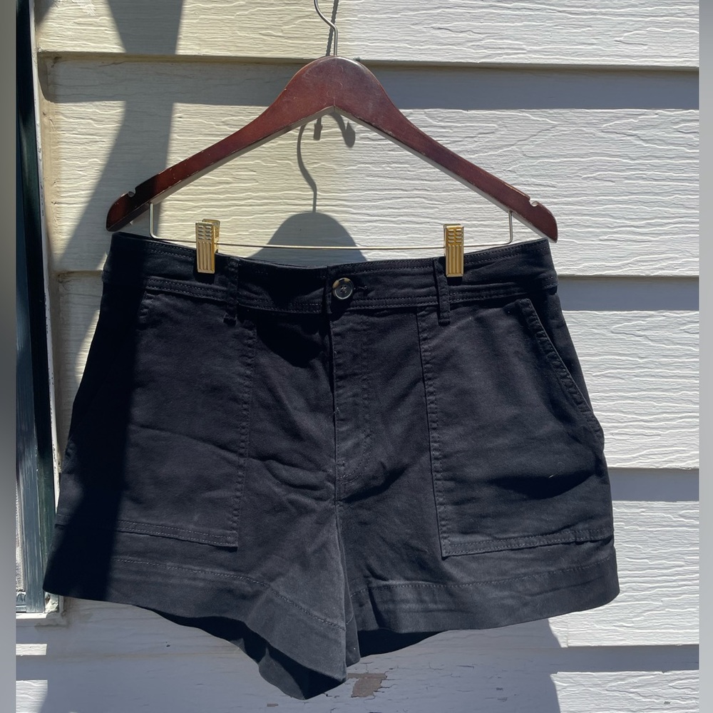 Brand New H&M Black High-Waist Shorts! Size 12